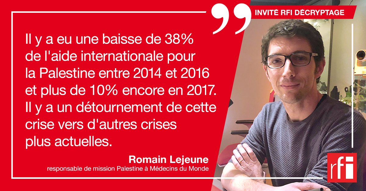 Rfi Decryptage בטוויטר Citation Romain Lejeune Responsable De Mission Palestine A Mdm France Etait Dans Decryptage Pour Parler De La Situation Humanitaire Et Economique A Gaza A Reecouter Sur Rfi T Co Fwy7xdnrgq