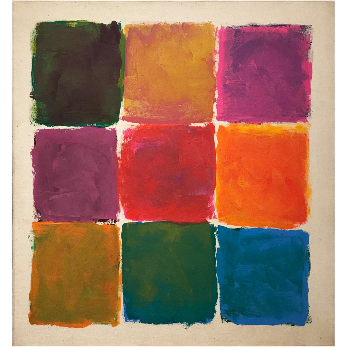 Washburn_177's tweet photo. "All colors go together." #RayParker #WashburnGallery "Ray Parker: The Nines" closing Saturday, March 3, 177 Tenth Avenue (btw 20th &amp; 21st Streets) https://t.co/0kKpIMI849
