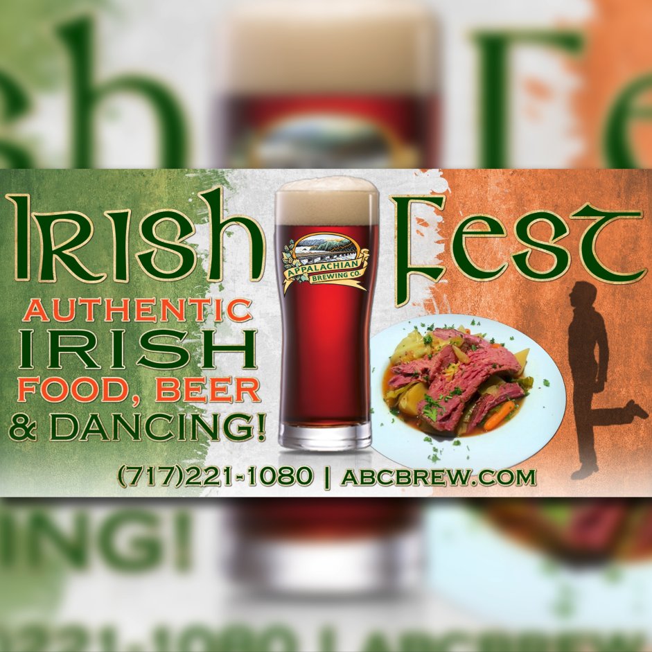 abcbrew's tweet photo. Are you feeling the luck of the Irish yet? One week away… #ABCIrishFest https://t.co/a7CXmLbp3V