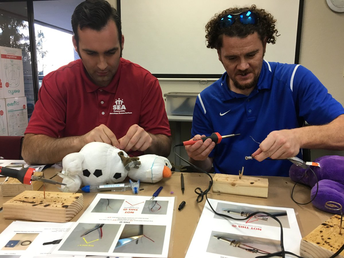 SunnyLibrary's tweet image. We had a blast making switch adapted toys at #azedaztech on Wednesday!
