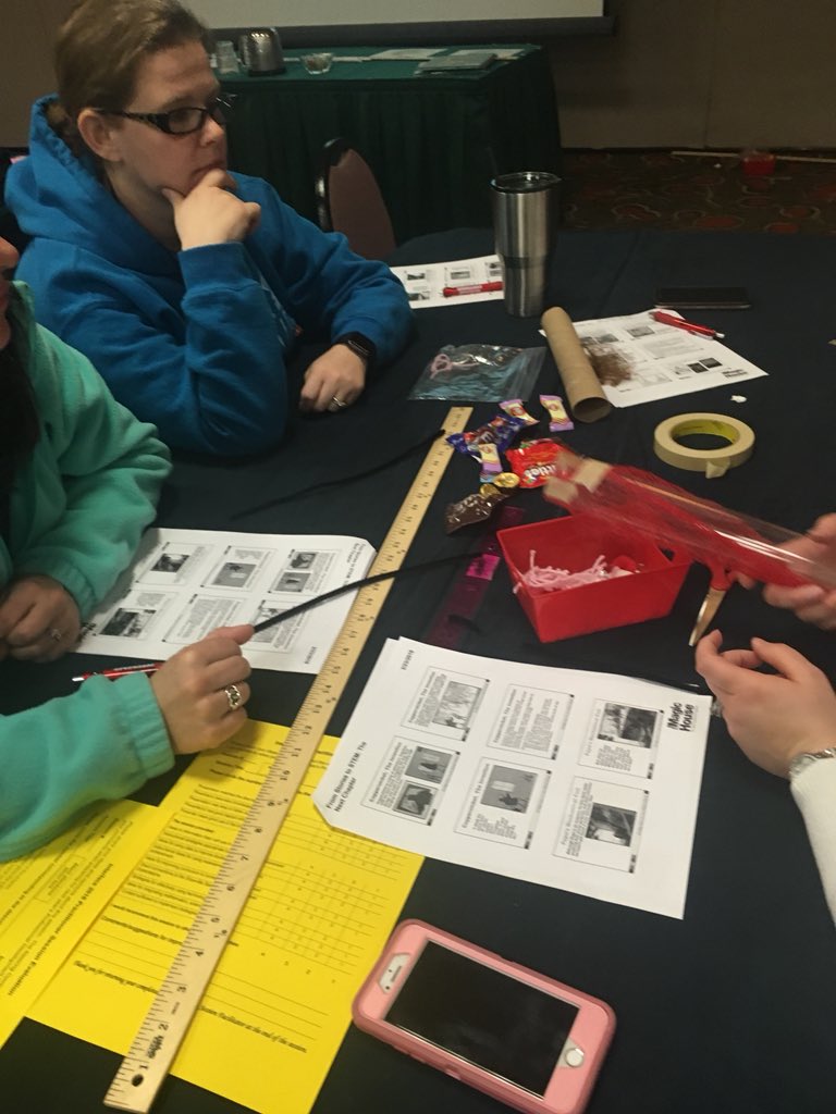 O_STEAM's tweet photo. #GettingMyLearningOn this #am @InterfaceMO #Interface2018 with JulieTubbs from @TheMagicHouse always fresh and fun ideas #science & #math #Moedchat https://t.co/YOXRiEgNX8