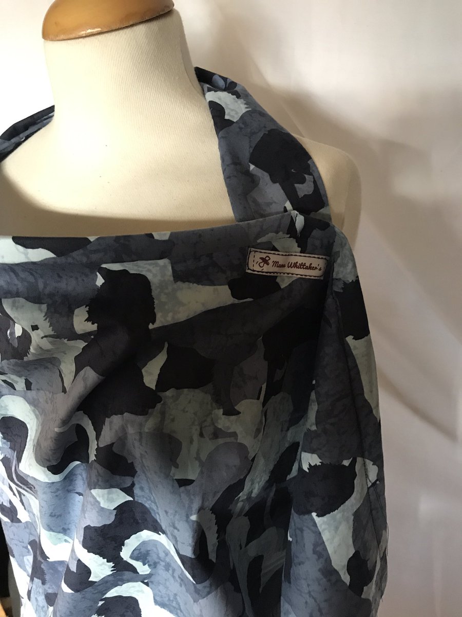 babatabs86's tweet photo. Mamawhittakers new Bow wow print. #beautiful #breastfeedingcover perfect #mothersday gift #mumtobe. #fashionable way to feed your #baby https://t.co/vcVPR8LFte