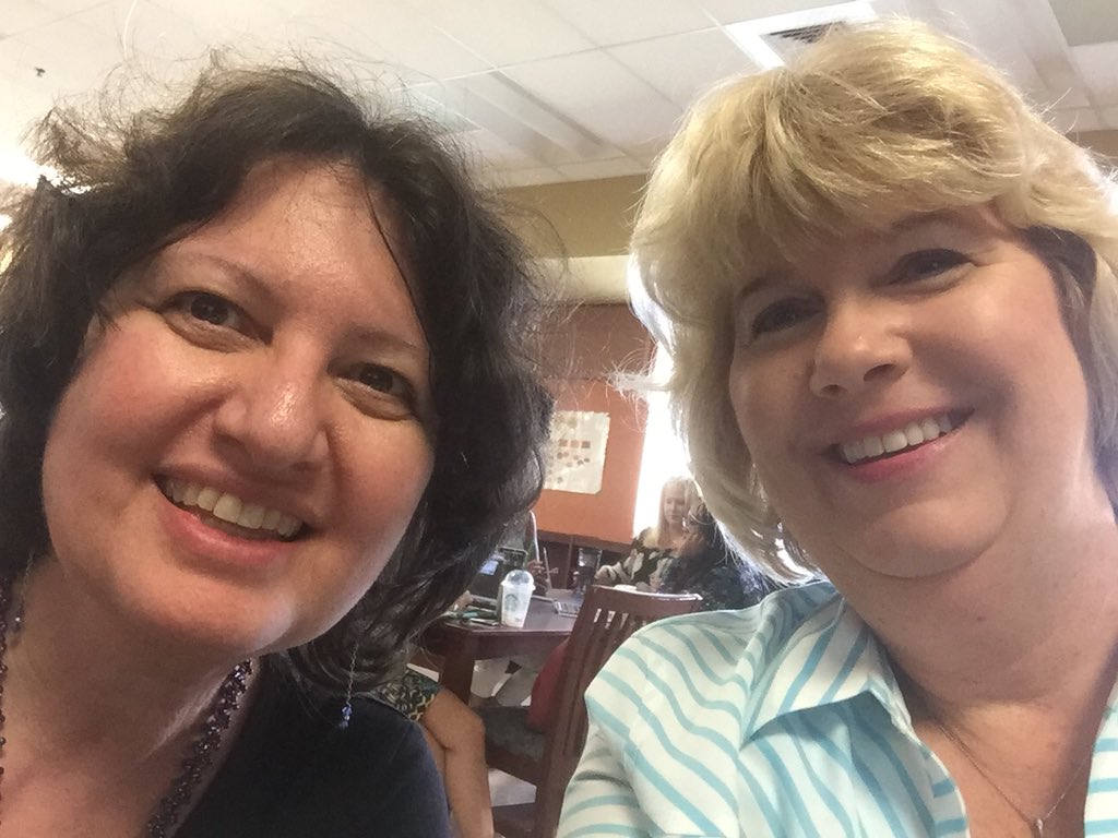 Amy from Emerald Cove and Nora from Polo Park #pbcLMS