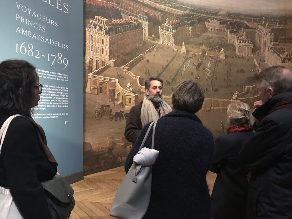 beccal100's tweet photo. Great to meet #Attingham alumni in Paris. Loved Bertrand Rondot’s superb exhibition ‘Visitors to Versailles’ and hearing about Jörg Ebeling’s role, advising on the splendid restoration of the Hôtel Beauharnais @AttinghamTrust https://t.co/o7fLsyZVsT