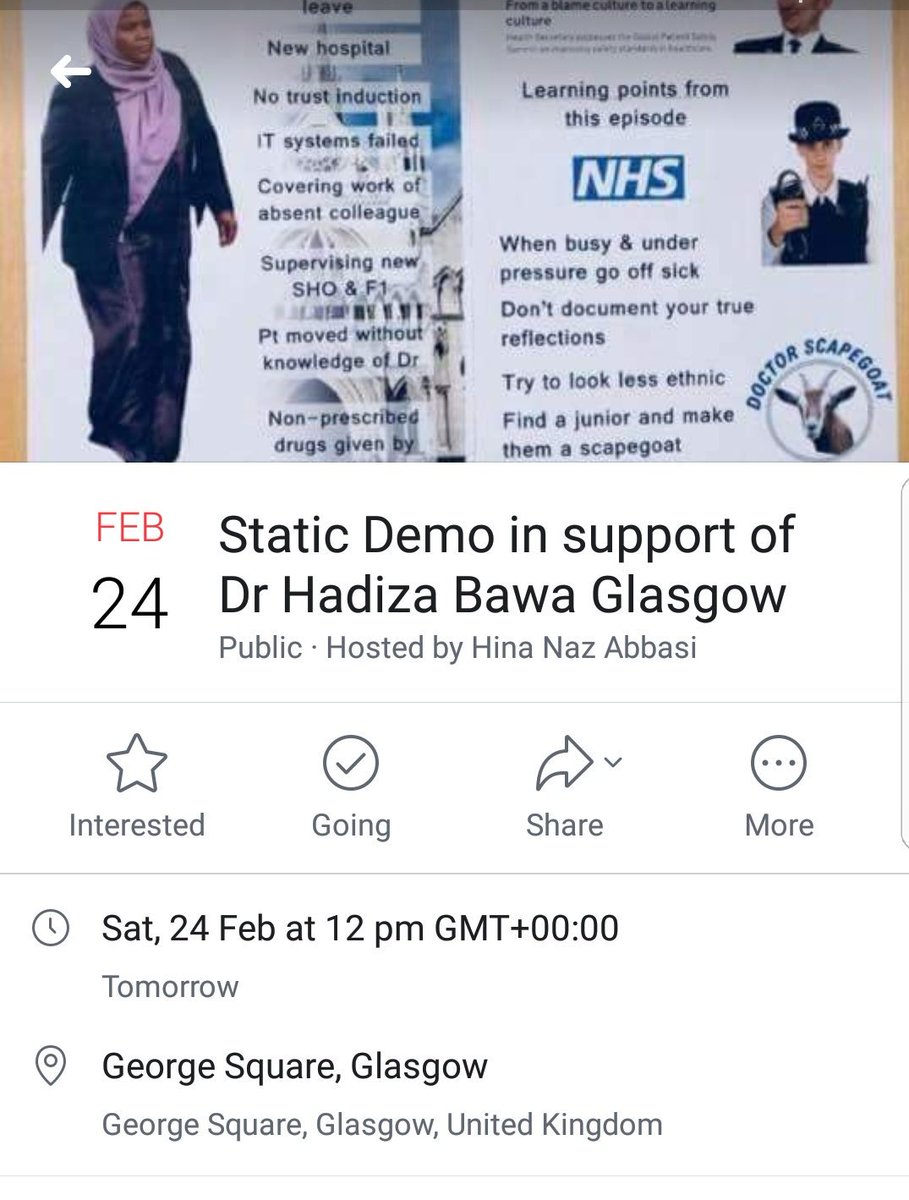 drcmday's tweet image. Great work #Glasgow and Scotland.
#Iamhadiza #TeamHadiza