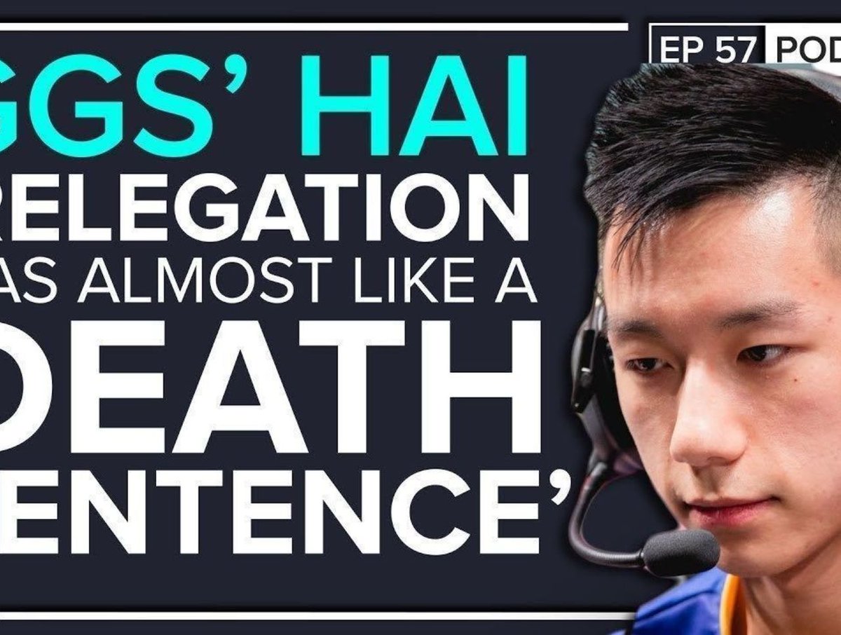 theScoreLoL's tweet image. Hai: &apos;Back in the day relegation was almost like a death sentence to your LCS team&apos; thesco.re/2otZNHw