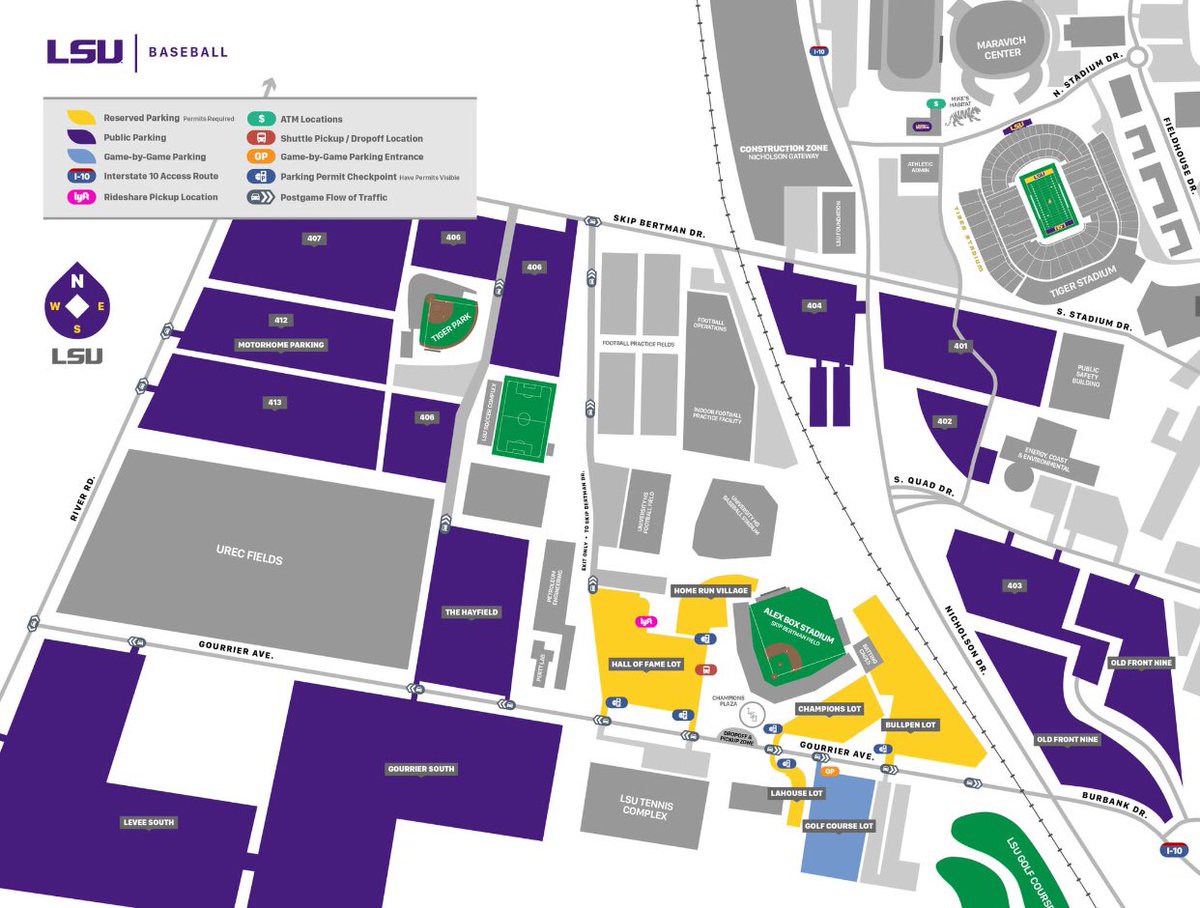 Lsu Alex Box Stadium Seating Chart