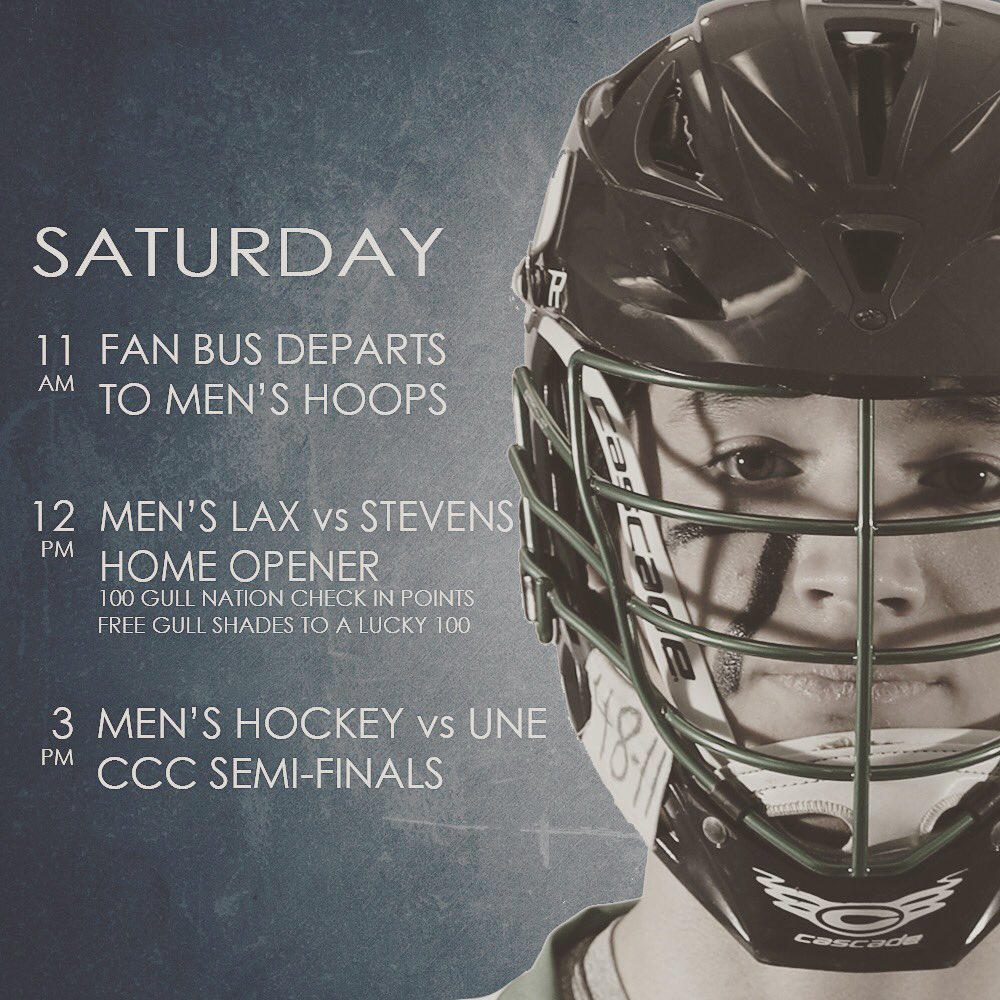 Great Saturday Line-Up! #greatdaytobeagull