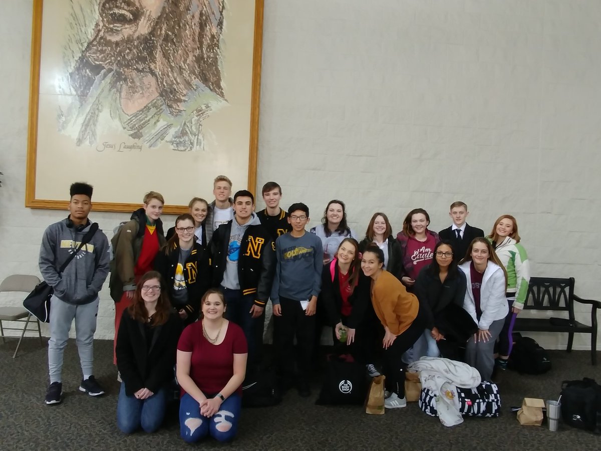 nhscte's tweet photo. What a good looking group. NHS BPA rocked the State Leadership Conf. Anxious for tomorrow to see who qualifies for Nationals! @JessicaDhority #ksbpa #placetobe373 https://t.co/3tU9wgDmkg