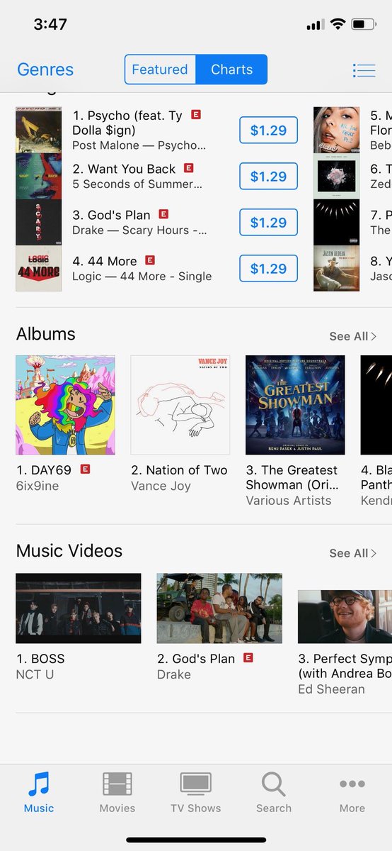 TheBeatMenace's tweet photo. Number one on itunes in an hour #Billy #Tekashi69 🙏🔥 https://t.co/bU3Eq60TdD