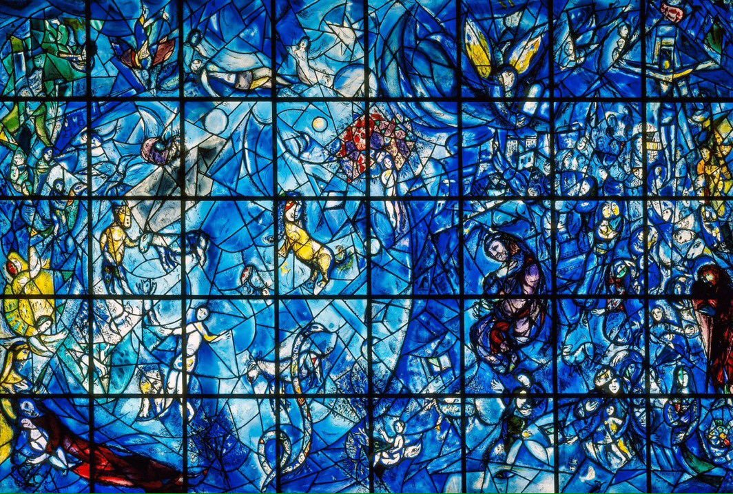 InesGaspar1's tweet photo. Marc Chagall : "The Peace Window " #Peace #ChagallBlue 💙 (via @AlessandroForn6 ) https://t.co/Es7JktW7qE