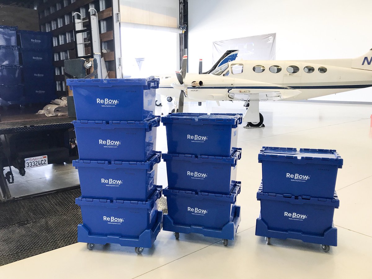 RebowSystem's tweet photo. Have an office move? Check out our #ReBows in action assisting Pacific Air with their move at the Long Beach Airport! https://t.co/oAPgW0joAW