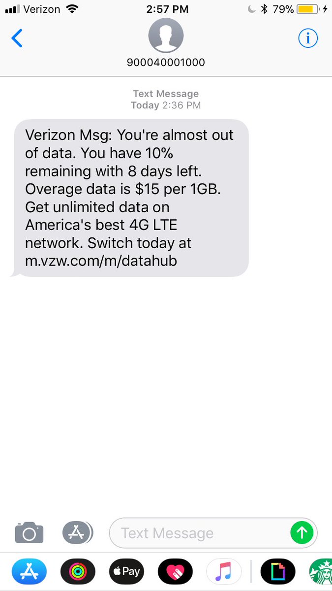 iBeckTech's tweet image. This is probably the worst possible text message you can get and I am starting to get it nearly every month now. It’s seriously my equivalent of a girl’s “time of the month.” Cannot wait for the day when I can get myself an unlimited data plan! #DataProblems