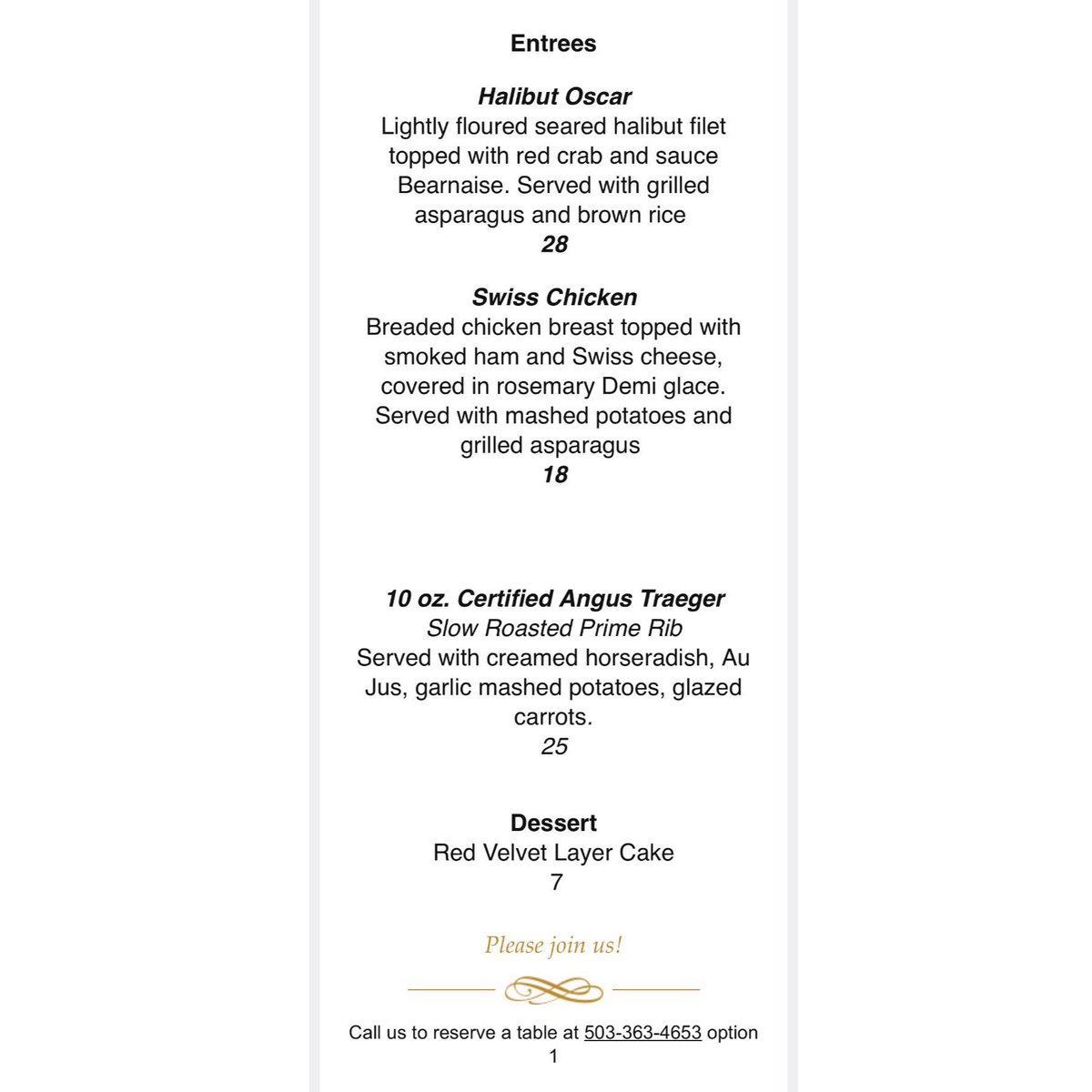 creekside_golf's tweet photo. Creekside has you covered for great food this weekend! Here's our Friday night featured menu and join us Saturday night for our Seafood Extravaganza. Reservations recommended. (503)363-4653, option 1
#golfcreekside #golf #golfcourse #salem #salemoregon #salemor https://t.co/kQ8rHcGp4w