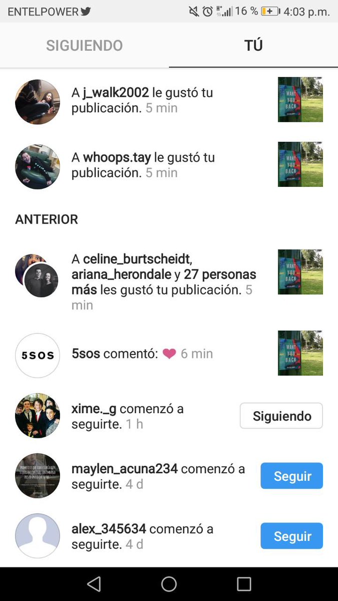 5SOSPeru's tweet photo. 5SOS LE DIO LIKE Y COMENTARON EL IG DE UNA PERUANA ‼️
Luke también le dio like ‼️ https://t.co/9Pzter3Jiq