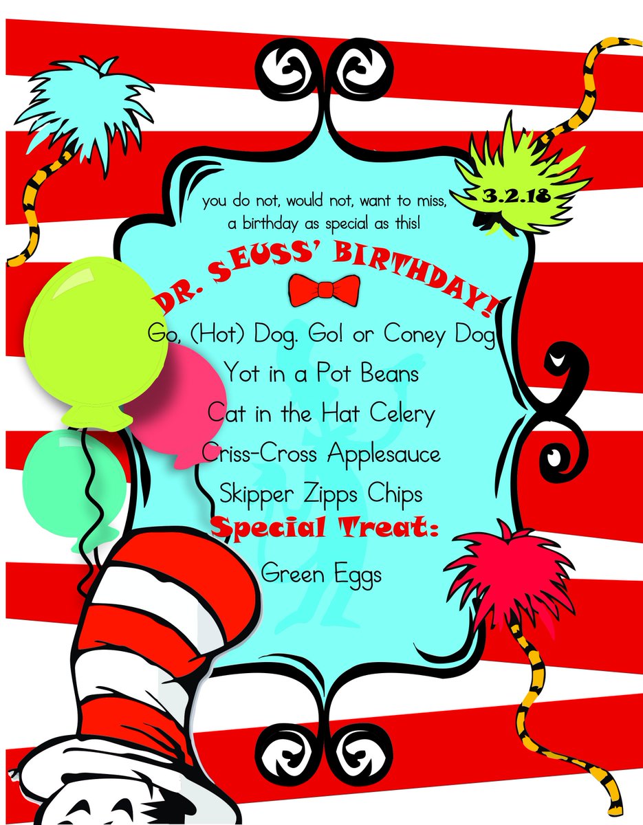 ReynFoodService's tweet photo. On March 2nd, elementary students will celebrate Dr. Seuss' birthday in the cafeteria.  We'll be serving a very special lunch with Green Eggs &amp; Ham Pretzel Bites. #ReadAcrossAmerica #ReynProud https://t.co/gGyHHXL7Hx