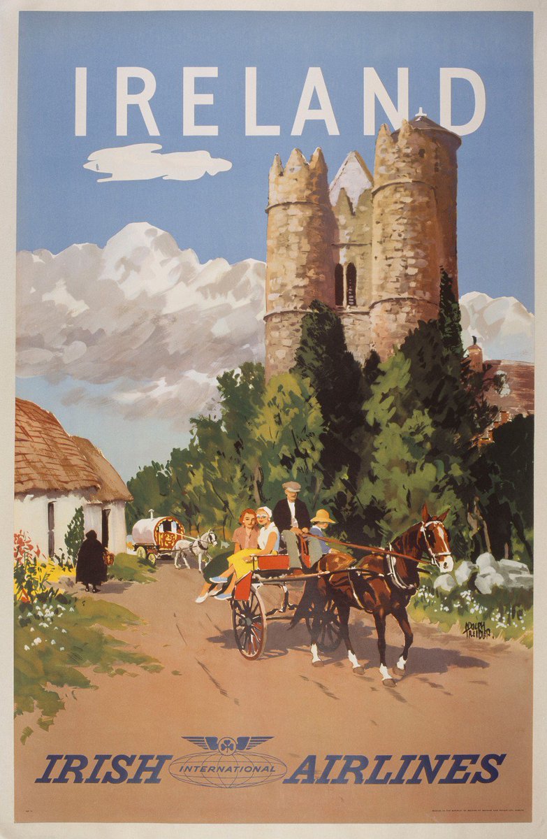 backinthedays's tweet photo. Step back in time with #vintage tourism posters depicting romantic Ireland of the 20th century. #nostalgia https://t.co/my3lCpptLw https://t.co/DddqghkAwM
