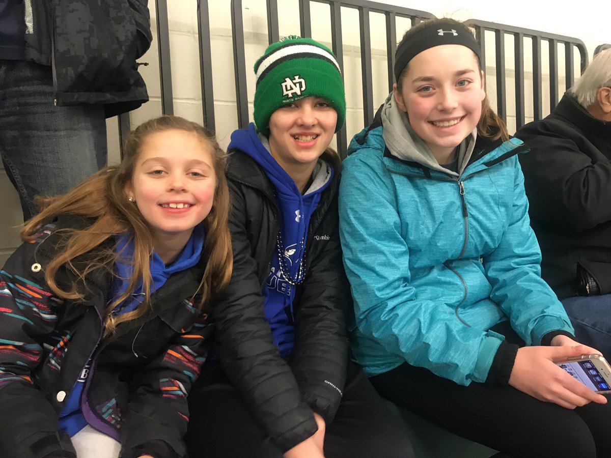 FalkLucy's tweet photo. Three amigos ready for a Jays state hockey win!! https://t.co/oVbUcAXNir