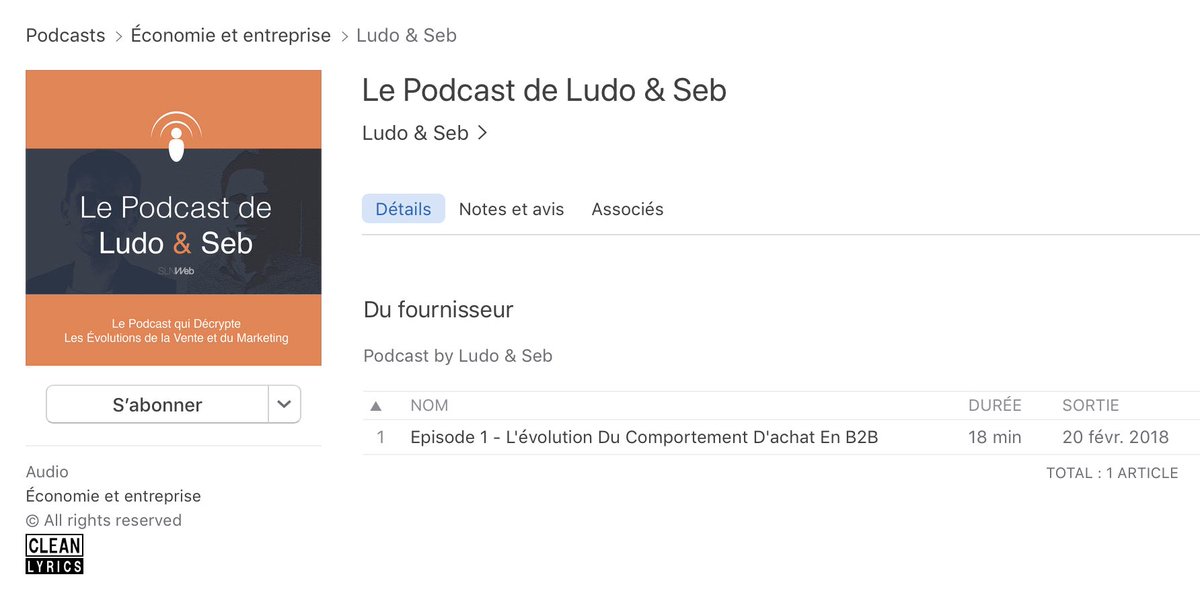 LudoSLN's tweet image. Hello les amis : on se lance dans une nouvelle aventure #Podcast avec @SebWest 

🎯 Le but du Podcast : décrypter les évolutions de la vente et du #Marketing !

Abonnez-vous et lâchez vos étoiles pour nous aider ▸ itunes.apple.com/fr/podcast/le-…

#MarketingDigital #InboundMarketing