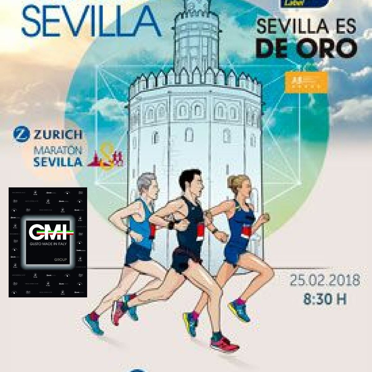 gruppogmi's tweet photo. Todo está preparado para la Maratón de Sevilla del próximo domingo y @gruppogmi os esperan a todos los que quieran pasar por nuestros locales con las mejores elaboraciones para cargar energía o reponer fuerzas, tú eliges el mejor momento.

Os esperamos este fin de semana 😉 https://t.co/LMKAcEcylT