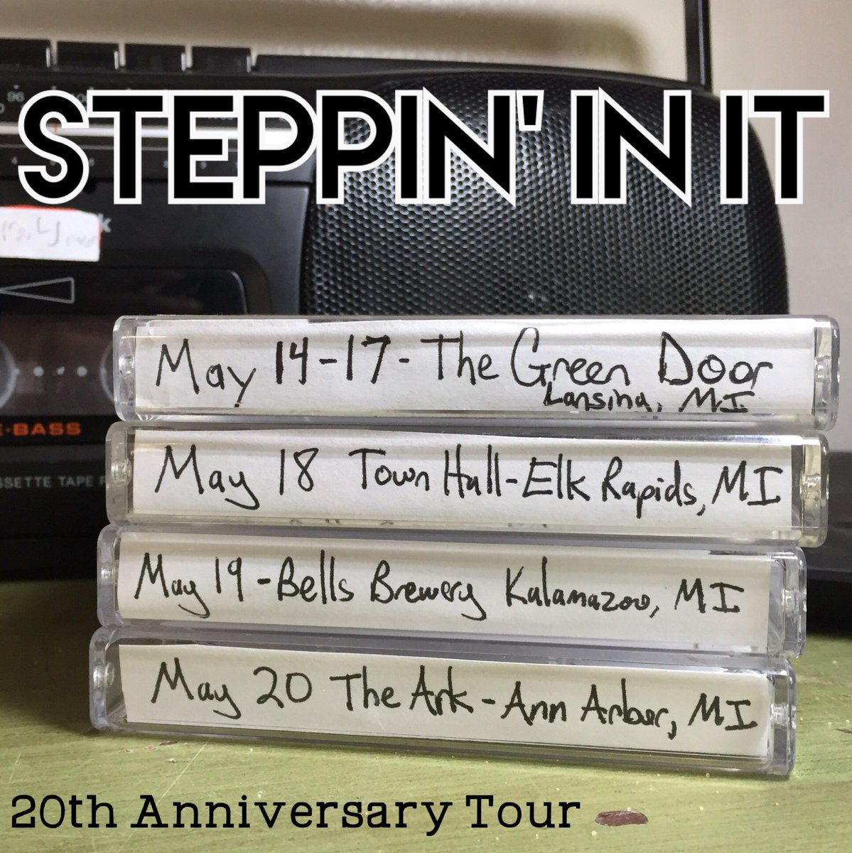 Steppininit's tweet photo. Tickets for our May reunion tour are on sale!  https://t.co/iU9UgORmwC @BellsBrewery  @annarborark @greendoorlive https://t.co/ZWX8p4G2n6