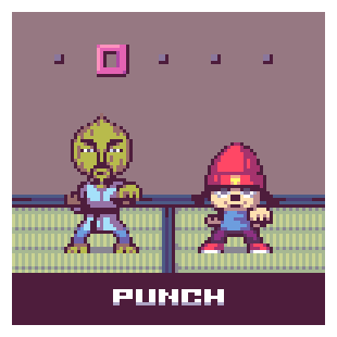 Puking Rabbit お仕事募集中 Parappa The Rapper I Gotta Believe Picopiyo Pixelart ドット絵 パラッパラッパー Parappatherapper