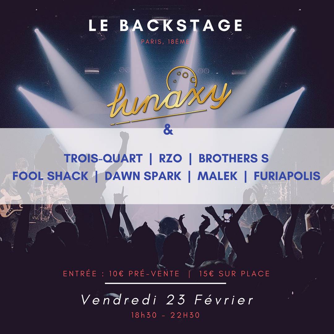 LunaxyMusic's tweet photo. Ce soir, LUNAXY en Concert à 21h15 au Backstage, (Paris, 18ème)!
À toute à l'heure :)

#LUNAXY #LIVE #lebackstage #pigalle #Paris #Live #Concert

--> https://t.co/GoRUFUq9DW https://t.co/ruTX3RwCd1
