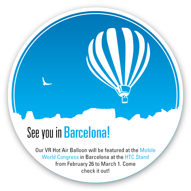 janimationinc's tweet photo. #JanimationVR will be presenting our #VRhotairballoon @GSMA's #MWC18 in Barcelona next week! A sincere thank you to our friends @htcvive for making this possible. If you're attending, give us a shout and we'll schedule you for a lift. ;) Check us out at https://t.co/a6YjWIhQJO https://t.co/rd3szIDeug