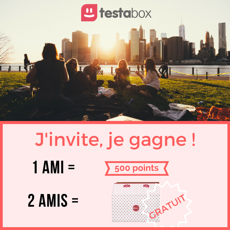 TestaboxFR's tweet image. Gagnez 500 points pour chaque ami inscrit via votre lien de parrainage et recevez votre prochaine box GRATUITEMENT pour 2 amis inscrits.  🙋🙋‍♂️
6€ de réduction sur leur première TestaBox !
Pour cela, entrez dans votre espace personnel sur
➡️ testabox.fr