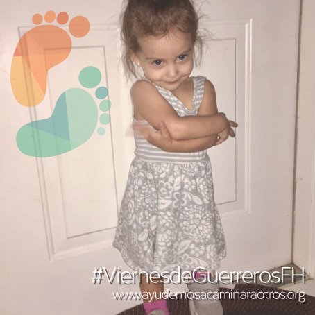 CarreraFH's tweet photo. Ellie tuvo cirugía en febrero donde alinearon su cadera, rodilla y tobillo. Ahora esta lista para que le retiren los clavos, ya que está derecha su piernita #ViernesdeGuerrerosFH https://t.co/YiqVPHJd3x