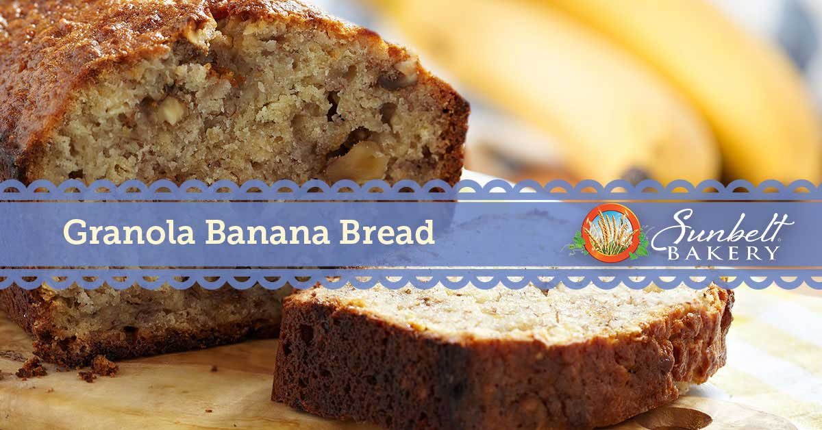 led1964's tweet image. Take your #bananabread to the next level... with #granola! Try this banana bread #recipe for a new twist on an all-time favorite. #SunbeltBakery #BakeryFreshFriends #Contest - sot.ag/7mhTx