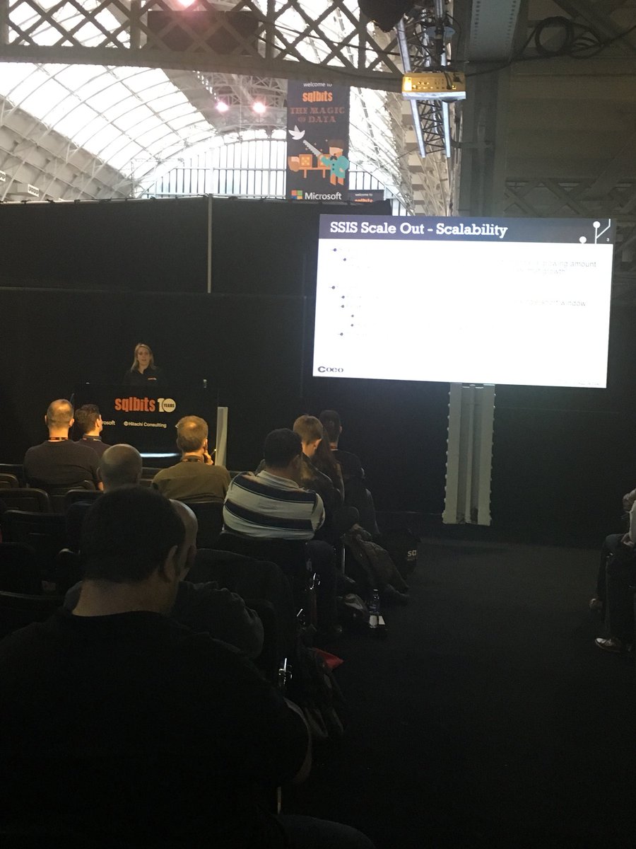 heymiky's tweet image. Last session of the day and last session at #sqlbits2018 for me...
Absolute pleasure that it’s a Bits debut session for @stephj_martin 🎉