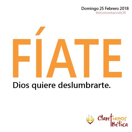 fatimacmf's tweet photo. Aquí tenéis #elcomentariodeJR en torno al Evangelio de este Domingo, 25 de Febrero de 2018, 2º de Cuaresma #fiarse #Isaac #transfiguracion
https://t.co/hbII9xktWe https://t.co/aEsY4T3aoS