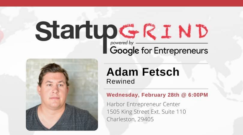 T-minus 5 days until <a href="/StartupGrindCHS/">Startup Grind CHS</a> hosts Adam Fetsch, founder of <a href="/RewinedCandles/">Rewined</a>! Did you get your tickets yet? Grab them here: buff.ly/2CbSq0H #ForumFriday #Rewined #StartupGrindCHS