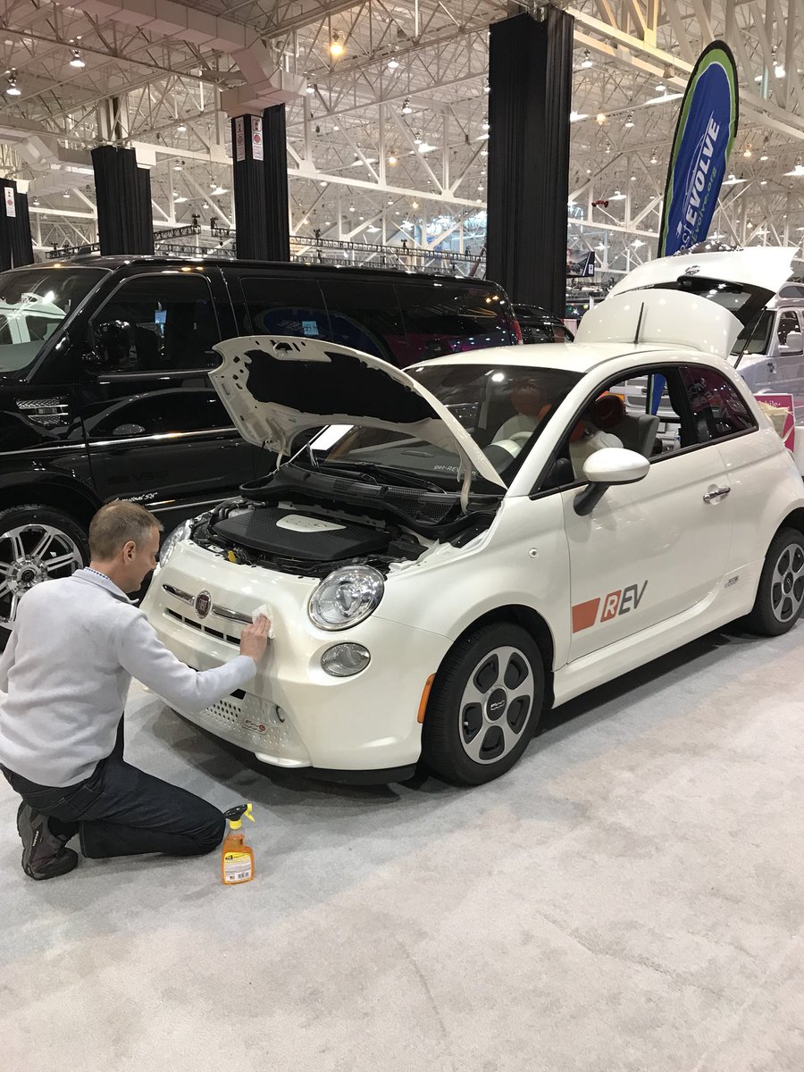 Get_REV's tweet photo. Setting up at the Cleveland Auto Show. https://t.co/QwxUPdEdZy