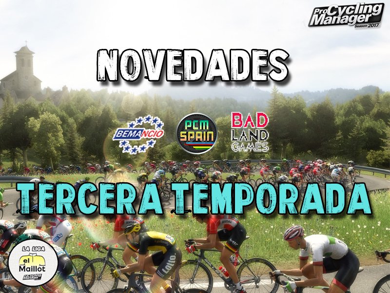 ¡Tras un buen descanso, volvemos a la acción! ⚠️

¡Consulta las NOVEDADES de cara a la 3ª temporada de la #LigaPCMElMaillot! 📝

✅ PLAZO para cambios y nuevas inscripciones: Miércoles, 28 de febrero (23:59h.)

📅 INICIO: Sábado, 3 de marzo (20:00h.)

📲 elmaillot.es/novedades