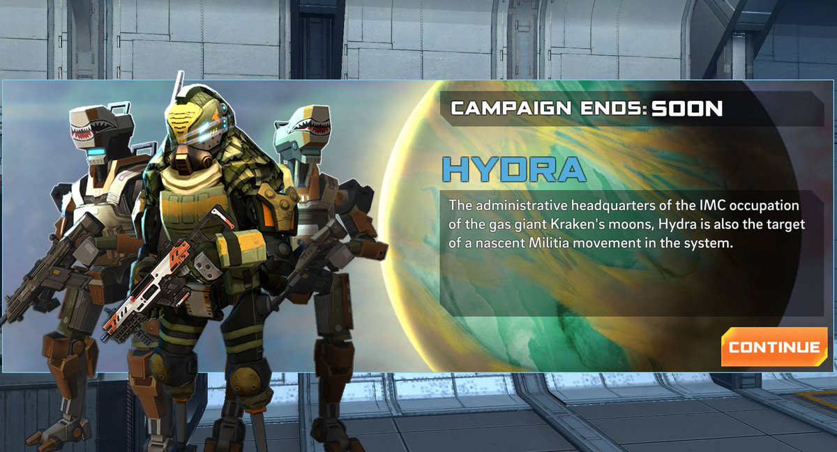 Assault the jungle, hack the broadcast net, and shut down the IMC facility. Gather your fellow pilots to help complete this week's guild mission: Operation Hydra. #GGTFA #TitanFall