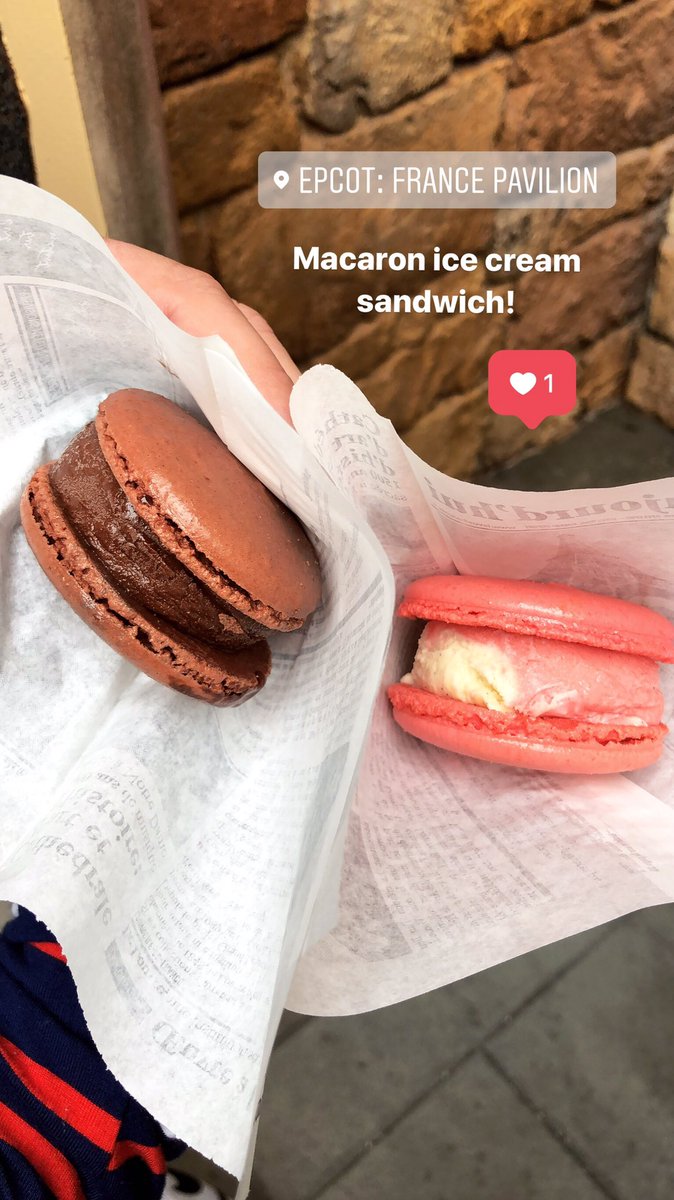 Talking_Magic's tweet photo. The France Pavilion in Epcot is one of many food/snack hotspots in @WaltDisneyWorld. Their macaron ice cream sandwiches are incredible! π€€
β’
β’
β’
PhotoCred: @kristensharplee #TalkingMagic #WaltDisneyWorld #Epcot #DisneySnacks #Food https://t.co/VC18Q6DJ0m