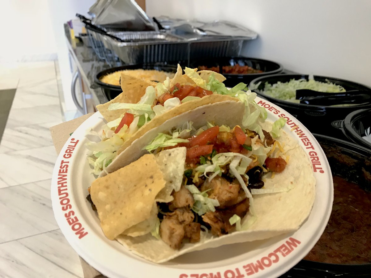 DomEnterprises's tweet photo. We love @MoesHR especially at our hackathon events! Thank you to our lunch sponsor @LogicBoxes for providing the fuel we need to push through to final presentations! #HackU6 #DEhackathon #Moes #LogicBoxes #lunchtime #hackfuel https://t.co/YcS4j0uUCo