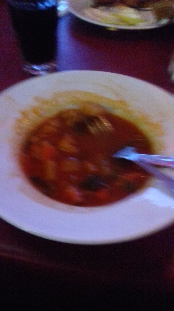 Foxeh3's tweet image. The soup I had @GordonRamsay plz rate I did not make this