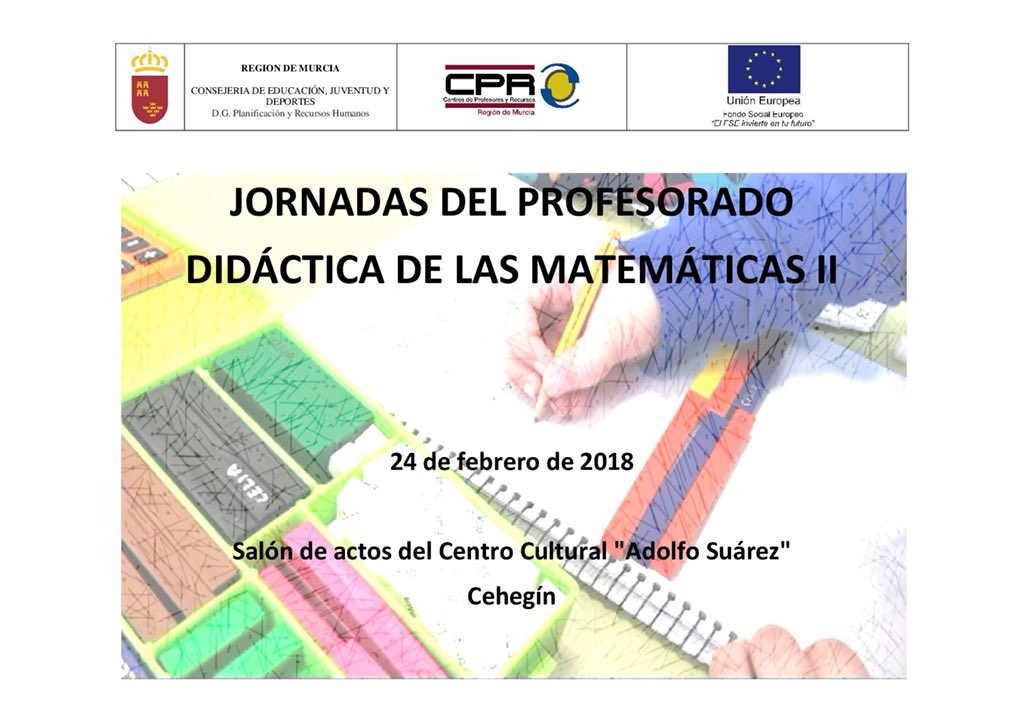 isabelalmelam's tweet photo. Todo preparado para las jornadas del profesorado: Didáctica de las matemáticas II (PAMCE)...mñn nos vemos en Cehegín!! @CPRRegionMurcia #condemates @mjvedoque @isabelalmelam https://t.co/zK29L4cRxZ