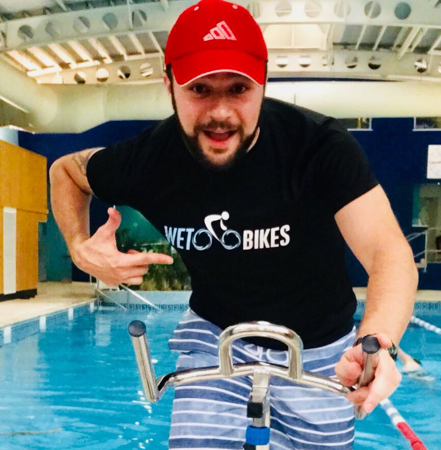 WetBikes's tweet photo. MEET THE TEAM: Alex Bianco  #dreamteam #wetbikes #aquacycling

Alex is a qualified swimming instructor and a fitness enthusiast with a unique passion for wellness and water. His classes are beat driven and always challenging &amp; uplifting. https://t.co/5X9Y07B1qp