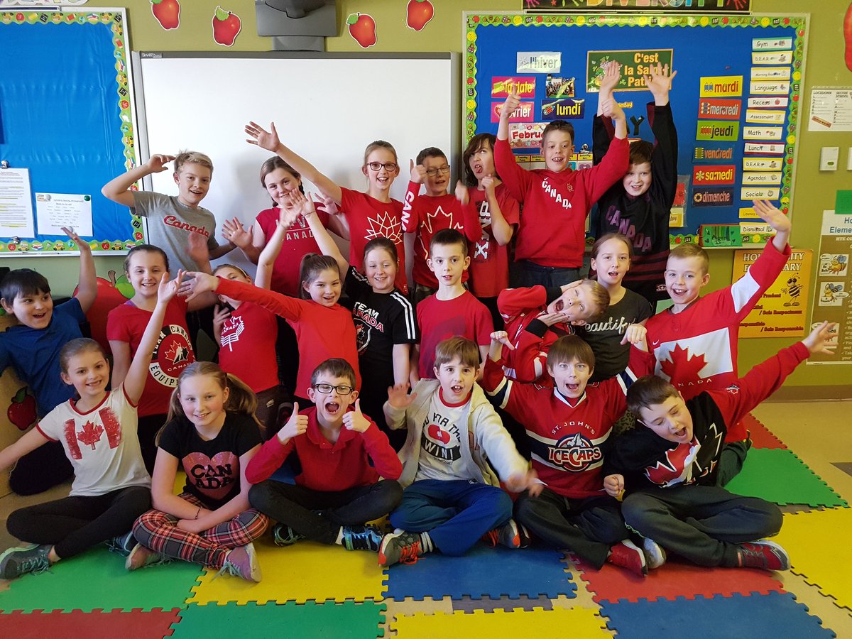 Go Canada Go!! Tons of spirit in 401 today 🥇🥈🥉