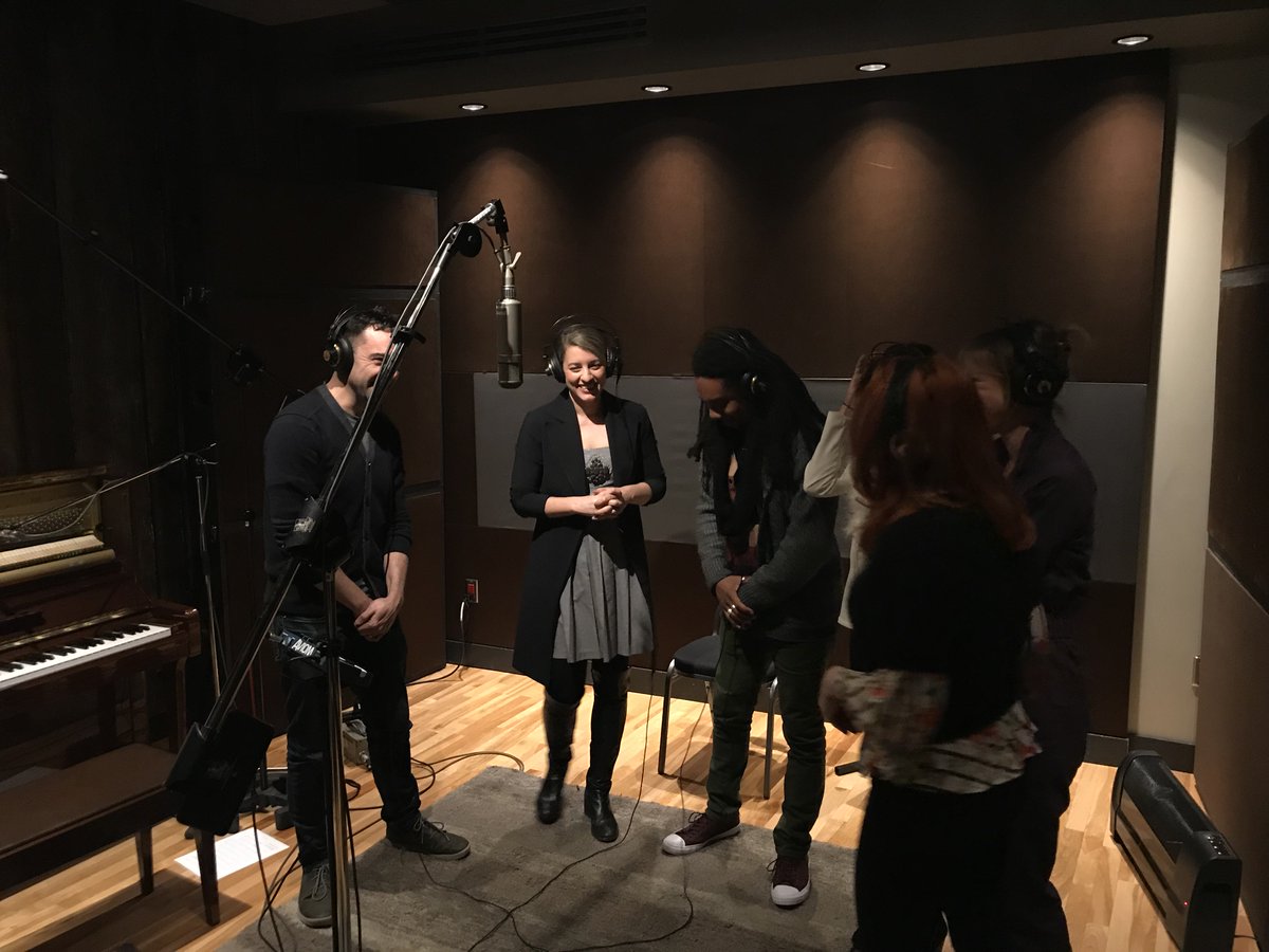 <a href="/RevRecording/">RevolutionRecording</a> is a state of the art recording studio in the heart of Toronto. Thanks <a href="/miramulholland/">miranda mulholland</a>, Julian Taylor, Patricia O’Callaghan, Andrew Penner, Mike Ross and Raha Javanfar for this amazing demonstration! We all did a clapping session during an Edith Piaf song, La Foule!