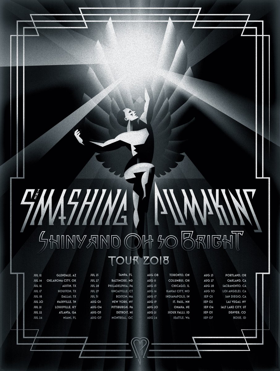 Tickets are on sale now for all dates on the Shiny And Oh So Bright Tour. Visit smashingpumpkins.com for tickets and more information. #SP2018 #tickets #onsale #smashingpumpkins