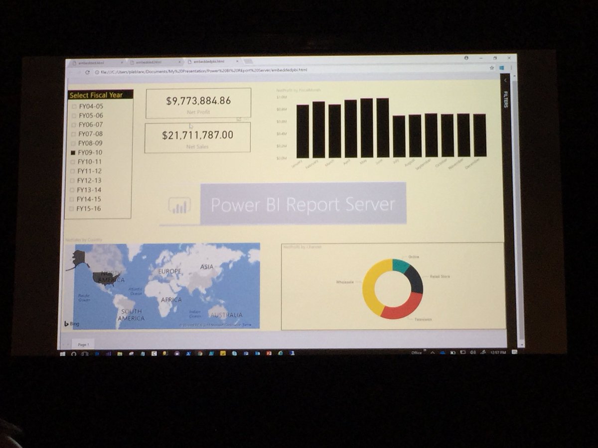 ambynet's tweet image. Great session by @GuyInACube &amp;amp; @patrickdba !!!! @SQLBits #PowerBIReportServer 👏👍 @MSPowerBI