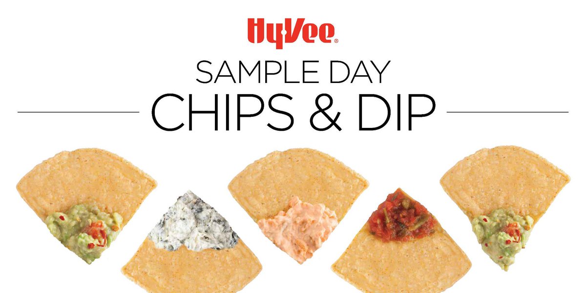 Get your fill on chips and dip this weekend. Stop by tonight from 4-7 p.m. or tomorrow from 11 a.m.-2 p.m. to try these tasty dips.