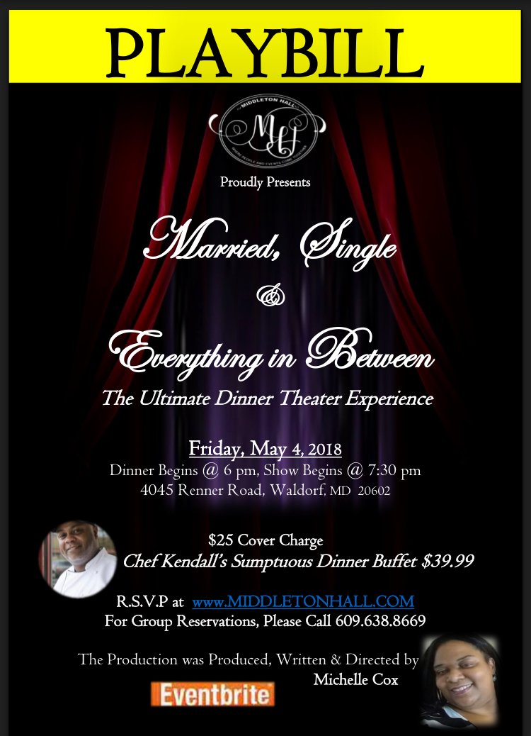 MiddletonHall_W's tweet photo. Coming Soon! #dinnertheater #dinner #food #dinnerdate #datenight #foodie #buffet #single #married #love #dating #broadwayplay #play #broadway #foodporn #friends https://t.co/0ZPR4KjHOu