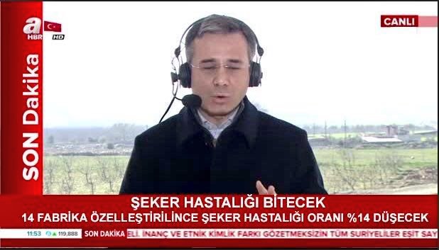Şeker fabrikalarının satılmasını a-haber böyle veriyor.

"Allah akıl fikir versin" diyeceğim ama a-haber'e verse de alırlar mı bilmiyorum !