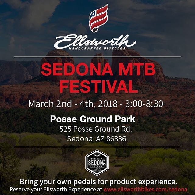 **Click the link in Bio to RSVP**Come join the fun next weekend with us in Sedona, AZ for some epic riding. ! #EllsworthBikes #EllsworthNation #bikes #mtb #Sedona #Arizona